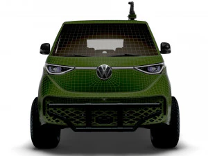 VW ID Buzz Military 2022 3D Model