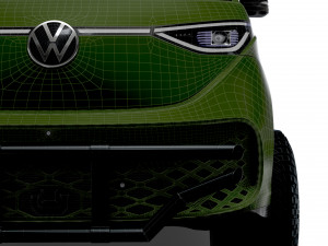 VW ID Buzz Military 2022 3D Model