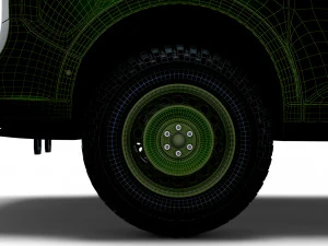 VW ID Buzz Military 2022 3D Model