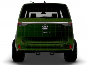 VW ID Buzz Military 2022 3D Model