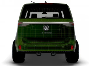 VW ID Buzz Military 2022 3D Model