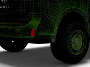 VW ID Buzz Military 2022 3D Model