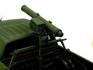 Mitsubishi L200 ATGM Stugna P 2022 3D Model