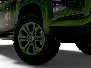 Mitsubishi L200 ATGM Stugna P 2022 3D Model
