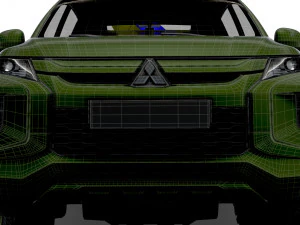 Mitsubishi L200 ATGM Stugna P 2022 3D Model