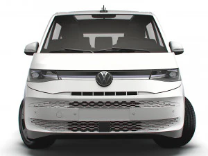 Volkswagen T7 Multivan TDI 2023 3D Model