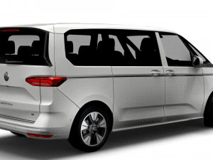 Volkswagen T7 Multivan TDI 2023 3D Model