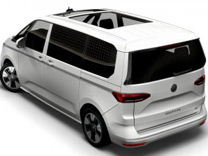 Volkswagen T7 Multivan TDI 2023 3D Model