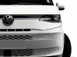 Volkswagen T7 Multivan TDI 2023 3D Model
