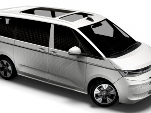 Volkswagen T7 Multivan TDI 2023 Model 3D