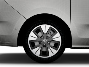 Volkswagen T7 Multivan TDI 2023 Model 3D