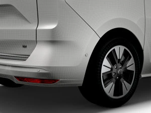 Volkswagen T7 Multivan TDI 2023 3D Model