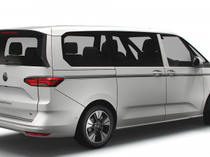 Volkswagen T7 Multivan TDI Long 2023 3D Model