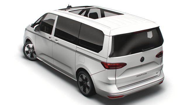Volkswagen T7 Multivan TDI Long 2023 Modelo 3D in Autobús 3DExport