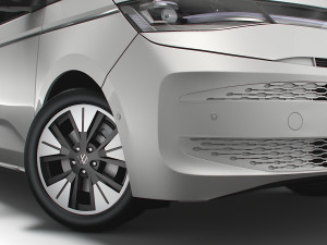 Volkswagen T7 Multivan TDI Long 2023 3D Model