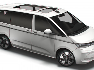 Volkswagen T7 Multivan TDI Long 2023 3D Model