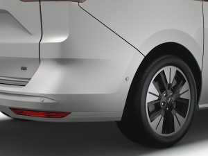 Volkswagen T7 Multivan TDI Long 2023 3D Model