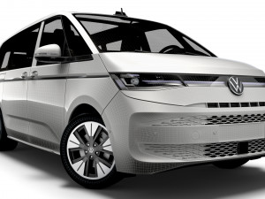 Volkswagen T7 Multivan TDI Long 2023 3D Model