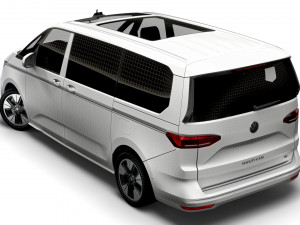 Volkswagen T7 Multivan TDI Long 2023 3D Model
