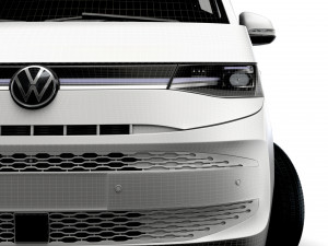Volkswagen T7 Multivan TDI Long 2023 3D Model