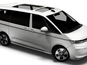 Volkswagen T7 Multivan TDI Long 2023 3D Model
