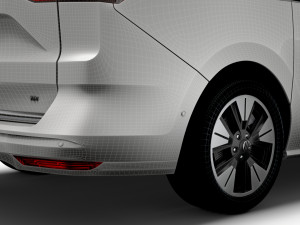 Volkswagen T7 Multivan TDI Long 2023 3D Model