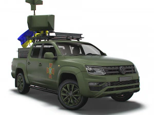 Volkswagen Amarok REW Bukovel 2022 Model 3D