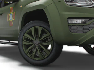 Volkswagen Amarok REW Bukovel 2022 3D Model