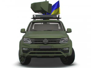 Volkswagen Amarok REW Bukovel 2022 3D Model