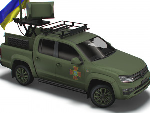 Volkswagen Amarok REW Bukovel 2022 3D 模型