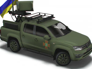 Volkswagen Amarok REW Bukovel 2022 3D Model