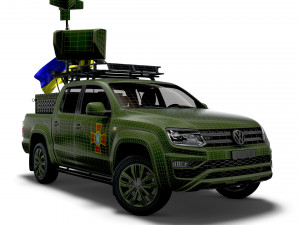 Volkswagen Amarok REW Bukovel 2022 3D 模型