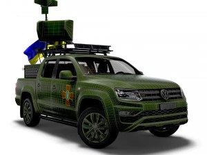 Volkswagen Amarok REW Bukovel 2022 3D Model