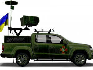 Volkswagen Amarok REW Bukovel 2022 3D Model