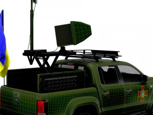 Volkswagen Amarok REW Bukovel 2022 3D Model