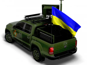 Volkswagen Amarok REW Bukovel 2022 3D Model