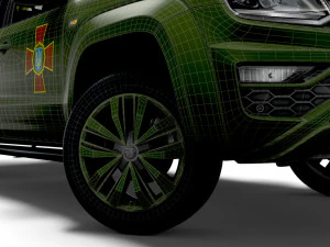 Volkswagen Amarok REW Bukovel 2022 3D Model