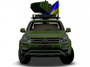 Volkswagen Amarok REW Bukovel 2022 3D Model