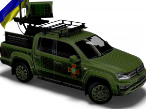 Volkswagen Amarok REW Bukovel 2022 3D Model