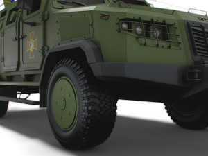 Kozak 2M1 Command Vehicle 2022 3D Model