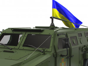 Kozak 2M1 Command Vehicle 2022 3D Model