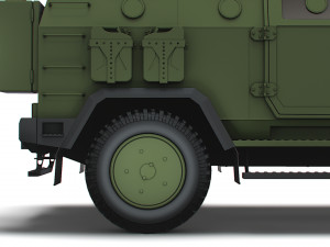 Kozak 2M1 Command Vehicle 2022 3D Model
