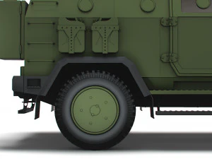 Kozak 2M1 Command Vehicle 2022 3D Model