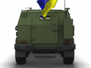 Kozak 2M1 Command Vehicle 2022 3D Model