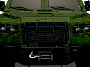 Kozak 2M1 Command Vehicle 2022 3D Model