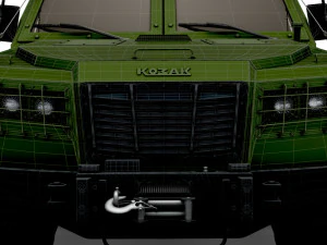 Kozak 2M1 Command Vehicle 2022 3D Model