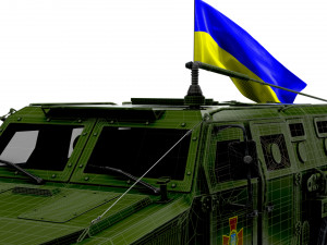 Kozak 2M1 Command Vehicle 2022 3D Model
