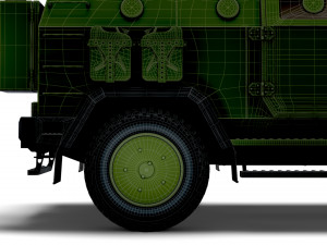 Kozak 2M1 Command Vehicle 2022 3D Model
