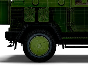 Kozak 2M1 Command Vehicle 2022 3D Model