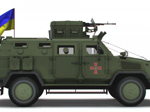 Kozak 2M1 NSVT MachineGun 2022 3D Model